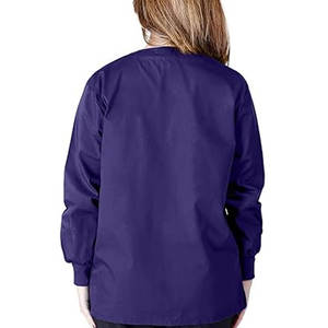 Veste de gommage pour femmes en gros tissu extensible antibactérien séchage rapide veste de gommage uniforme médical OEM pour les femmes - Product Image 2