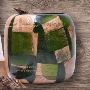 Exquisite Unique Resin Incense Wood Bakhoor Burner with Epoxy Design for Mubkhara Dukhoon <b>Evaporator</b> Oud Holder for Ramadan Eid - Product Image 1