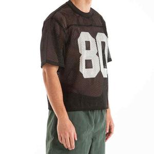 Fabricants de maillots de football personnalisés Maillot en maille à manches courtes respirant par sublimation pour le football - Product Image 1