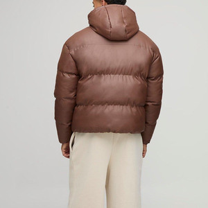 Chaqueta acolchada de invierno de alta calidad 2025, chaqueta acolchada recortada impermeable, chaqueta acolchada de gran tamaño para hombre - Product Image 6