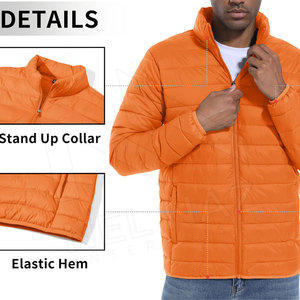 Logo personnalisé OEM pour l'extérieur chaud hiver Puffer vestes pour hommes bas prix nouveau style de vestes Puffer - Product Image 6
