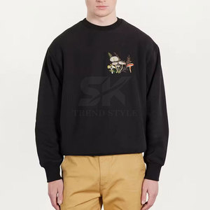 Nueva llegada, sudadera bordada de algodón personalizada para hombre, mejor precio, sudadera bordada - Product Image 3