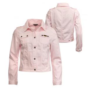 Chaqueta vaquera forrada de piel para mujer 2025 con rasgaduras desgastadas y encaje de cristal perfecto para ropa de otoño e invierno - Product Image 3