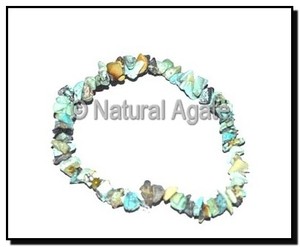 Fournisseur de bracelets tendance faits à la main unisexes avec des cristaux et des éclats de rhodonite - Product Image 5