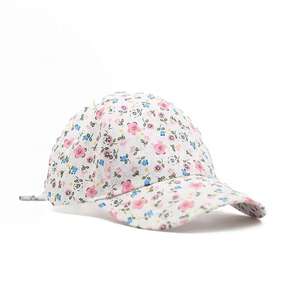 Sombrero de camionero deportivo con sombreado solar de verano de malla de espuma de flores con estampado completo azul claro - Product Image 6