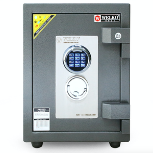 Installation de fabrication de coffres-forts de luxe-Coffres-forts de luxe WELKO US520 LED noire - Product Image 1