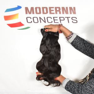 Extensiones de Cabello Virgen Indio 100% Sin Procesar al por Mayor, Cabello Remy con Cutícula Alineada, Ondulado Profundo, de 8-32 Pulgadas, 100g - Product Image 2