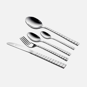 Couverts disponibles à bas prix Fournisseur en gros Ensemble de couverts en argent robuste en métal Poignée martelée Fabriqué en Inde - Product Image 6