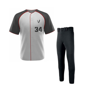 Conjunto de uniforme de béisbol de secado rápido personalizado de alta calidad, nuevo estilo transpirable, ropa de béisbol y softbol de tamaño adulto - Product Image 1
