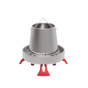 Comedero Metal Galvanizado con Pata 5kg./ 9 L - Product Image 1