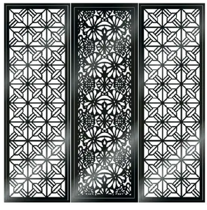 OEM Laser Cut Metal Privacy <b>Screen</b> Decorative Panel Outdoor Garden Fence Art & Exterior Laser Cut Metal Fencing Panel <b>Screen</b> - Product Image 1