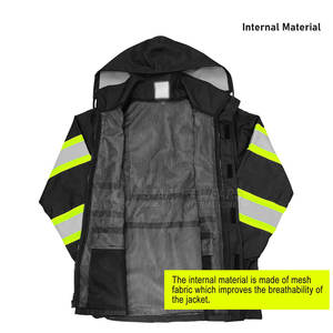 Combinaisons de sécurité haute visibilité pour hommes, ignifuges, respirantes, certifiées CE, faible MOQ, nouveau design - Product Image 4