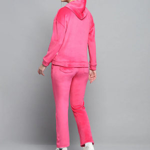 Wholesale Women Winter Printed Tracksuit 100% Cotton Long Sleeve Pullover Comfortable Fit Adult Size OEM - Product Image 4