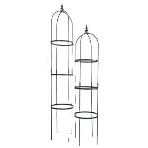 Piliers en acier doux en forme de rose Z U Handicraft - Product Image 2