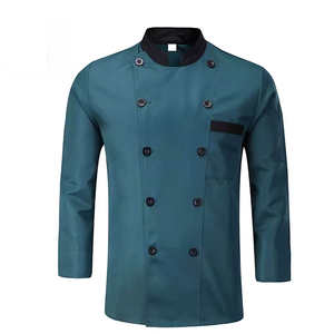 Uniformes de Alta Calidad con Mangas 3/4 para Personal de Cocina, Camareros, Ropa de Chef Personalizable, Chaqueta de Chef Unisex 100% - Product Image 1