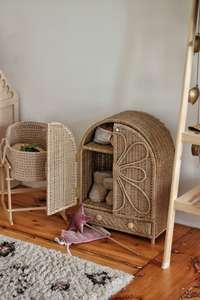 Nouvelle arrivée mini armoire en rotin naturel fait main pour enfant, meubles pour enfants, fabriqués en usine de gros au Vietnam durable - Product Image 4