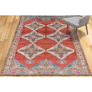 Geometric Printed <b>Rug</b>, Modern Design, Easy To Clean, Persian Style,<b>Chenille</b> <b>Rug</b> - Product Image 1