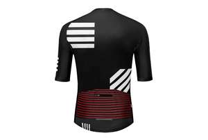 Maillot de cyclisme à manches courtes pour homme avec tissu respirant, ajustement flexible et design anti-transpiration pour la route et les sentiers - Product Image 5