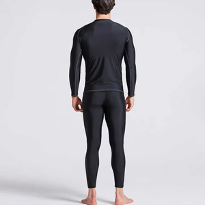 Combinaison de plongée à manches longues sans capuche avec fermeture éclair dorsale, combinaison de surf et de plongée une pièce, coupe ajustée - Product Image 3