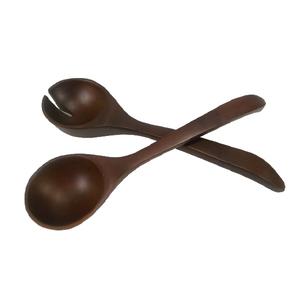 Cuchara de madera Marrón mate para servir en la cocina - Product Image 1