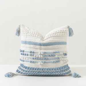 Luxury Weaving <b>Boho</b> Outdoor <b>Cushion</b> <b>Cover</b> Unique Vintage Pattern Handwoven Decorative Throw Pillow By INDIAN TEXTILES H/L - Product Image 1
