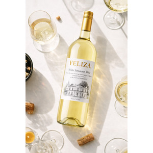 Feliza - Vino Blanco Semidulce Airn Macabeo 11% ABV, Vino Blanco Español 750ml - Product Image 3