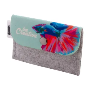 Borse Promozionali Sostenibili in RPET CreaFelt, Portamonete per Merchandising - Product Image 1