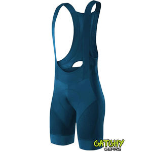 Pantalones Cortos de Ciclismo Unisex Transpirables de Spandex/Poliéster con Acolchado de Gel de Catchy Gears para Recorridos Largos - Product Image 2