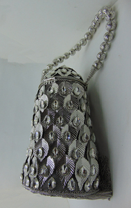 Bolso de mano Banjara Vintage de alta calidad para mujer, recién llegado, bolso de noche más vendido, algodón geométrico para fiesta de boda - Product Image 6