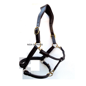 Harnais de cheval en cuir de haute qualité, anatomique, avec sangle en corde, style selle anglaise, boucle en laiton, couleur personnalisable - Product Image 2