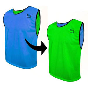 Bavoirs en maille d'entraînement de haute qualité pour le basket-ball et le football bavoirs réversibles de couleur personnalisée avec vêtements d'entraînement double face - Product Image 1