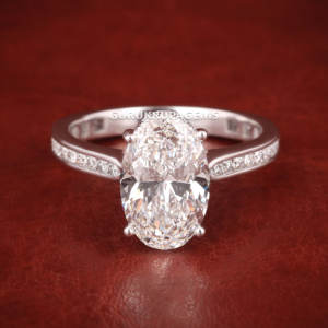 Nuevas llegadas Moda de lujo Lab Grown Diamond Anillos Mujeres Joyería Compromiso Anillo de bodas 925 Plata - Product Image 1