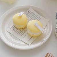 AROMA HOME Sculpture Creative Design Macaron Luxe Haute Qualité Aromathérapie Anniversaire Ménage Décoration Bougie Parfumée