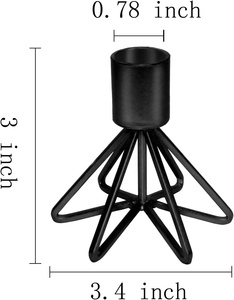 Heavy Duty Métallique À La Main De Noël Bougie Stand Premium D'or Décoratif Mantel Table Basse Affichage Décoration de La Maison - Product Image 5