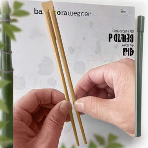 Palillos Desechables para Sushi, Palillos de Madera de Bambú Japonés Natural, Personalizados, Lisos, para Regreso a Clases, Tradicionales, Tamaño 21cm 23cm - Product Image 1
