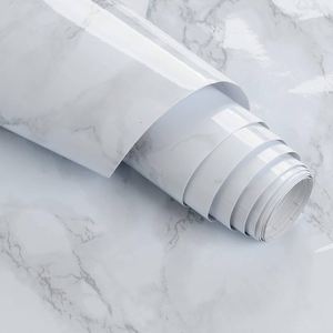 Papel de pared autoadhesivo de mármol, papel tapiz impermeable de PVC, decoración del hogar - Product Image 1