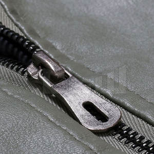 Recién llegado, chaqueta de cuero de invierno de talla grande para hombre, superventas, cuello levantado con lona a un precio razonable - Product Image 4