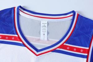 Uniformes de baloncesto unisex para jóvenes, conjunto personalizable de camiseta de baloncesto para hombres, chándal universitario en blanco, ropa de baloncesto para adultos - Product Image 6