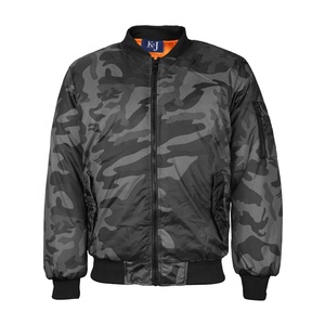 Blouson bombardier double face pour hommes Automne/hiver Coton Cargo Trend Baseball Uniform Plus Size American Retro Windproof jacket - Product Image 3