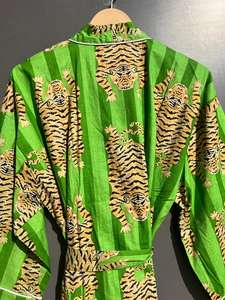 Indio hecho a mano 100% algodón Kimono vestido Floral Bikini Wrap para mujeres Casual ropa de dormir para otoño primavera invierno playa verano - Product Image 5