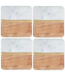 Meilleur prix Nouveau design Tasse à thé Sous-verres multifonctionnels Résine époxy et bois Tapis de thé Vaisselle Dessous de verre - Product Image 4