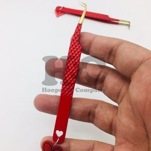 Pinzas para Extensión de Pestañas de Acero Inoxidable Sostenible, Modelo Corazón, Agarre Perfecto, Empaque en Caja con Diseño Atractivo - Product Image 4