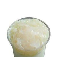 Cube de gelée de fruits Nata De Coco de haute qualité doux et délicieux pouding à la noix de coco moelleux au sirop pour emballage en vrac de thé à bulles
