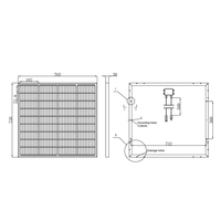 Módulos fotovoltaicos solares fotovoltaicos eficientes de 90W, 100W, 110W, celdas monocristalinas negras, 60-72 celdas, 182mm, precio bajo, venta al por mayor, tipo PERC