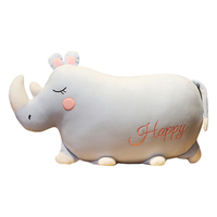 Coussin de voiture en peluche animalier en gros, très populaire, adorable, personnalisé, motif dessin animé
