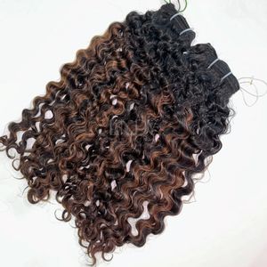 Paquetes de colores personalizados rizados birmanos de cabello crudo de alta calidad para hacer pelucas de cabello humano real - Product Image 5