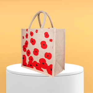 WHOLESALE PRICE FACTORY SUPPLY SOFT JUTE MATERIAL STANDARD <b>SIZE</b> JUTE <b>BAGS</b> for SHOPPING and TRAVELLING - Product Image 3