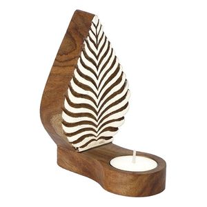 ที่ใส่เทียนตัวอักษรอาหรับตกแต่งแบบอิสลามที่ทำจากไม้ไฟชาขาตั้งดีไซน์แบบบิสมิลยาห์ของขวัญของที่ระลึกของชาวมุสลิม - Product Image 3