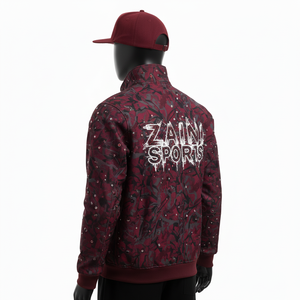 Veste Softshell Homme Premium Tissu Extensible Résistant à l'Eau Design Camouflage Bourgogne Impression de Logo Personnalisé Veste Softshell pour Homme - Product Image 4