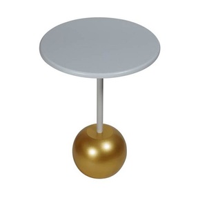 Mesa Auxiliar de Metal para Decoración de Hoteles y Restaurantes, para Florero, Acabado Brillante, Decoración Premium para Sala de Estar - Product Image 4